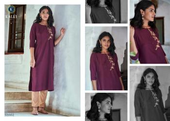 Kalki Sunheri vol 3 Musline Hand work Kurtis with palazzo wholesaler