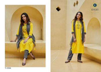 kalki Zara vol 3 Kurtis with palazzo and dupatta catalog