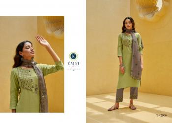 kalki Zara vol 3 Kurtis with palazzo and dupatta catalog