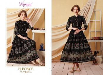 Kanasu Elegance Rayon Kurtis catalog Wholesaler