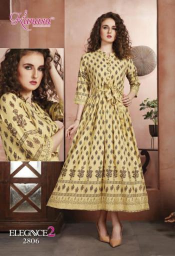 Kanasu Elegance vol 2 Rayon gold Print Gown wholesale price