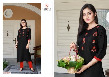 Kanika Aditi vol 7 Rubby Silk Embroidered Kurtis wholesaler