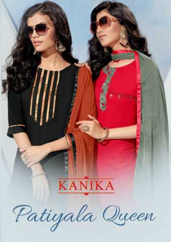 kanika Patiyala Queen Rayon Readymade Dress wholesale Price