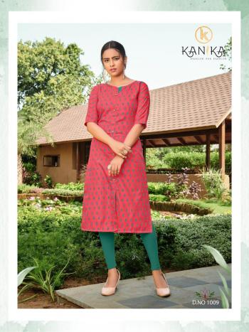 Kanika Slub Ikkat vol 2 Daily wear kurtis wholesaler