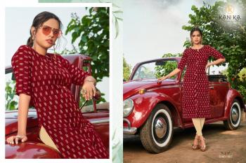 Kanika Slub Ikkat vol 2 Daily wear kurtis wholesaler