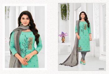 Kapil tex Apple vol 4 South Cotton Churidar dress material