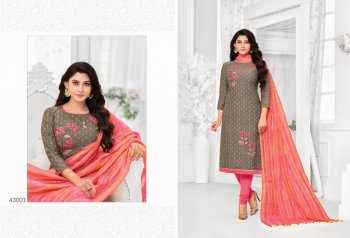 Kapil tex Apple vol 4 South Cotton Churidar dress material