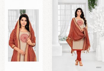 Kapil tex Apple vol 4 South Cotton Churidar dress material