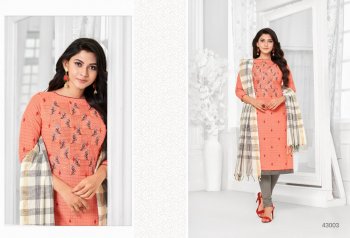 Kapil tex Apple vol 4 South Cotton Churidar dress material