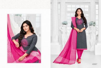 Kapil tex Apple vol 4 South Cotton Churidar dress material