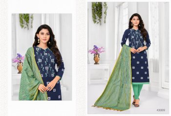 Kapil tex Apple vol 4 South Cotton Churidar dress material