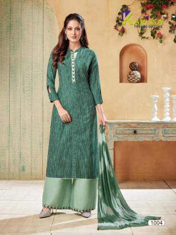 karissa paalav Kurtis with palazzo and Dupatta Wholesaler