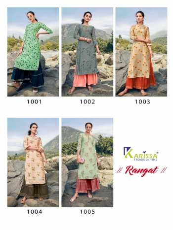 Karissa-Rangat-Masline-Modal-Silk-kurtis-with-Sharara-wholesaler-Price-6