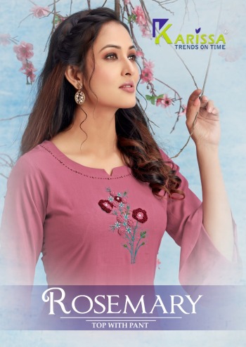 Karissa Rosemarry kurtis with pant catalog wholesaler