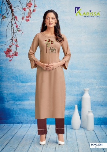 Karissa Rosemarry kurtis with pant catalog wholesaler