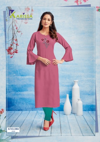 Karissa Rosemarry kurtis with pant catalog wholesaler