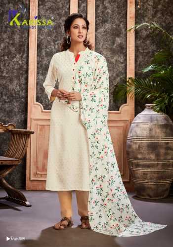 Karissa tathastu Rayon kurtis with Dupatta