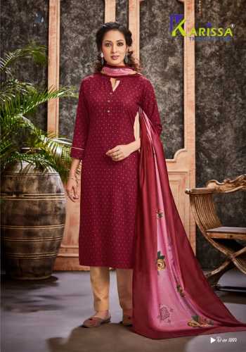 Karissa tathastu Rayon kurtis with Dupatta