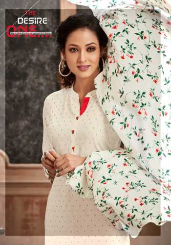 Karissa tathastu Rayon kurtis with Dupatta