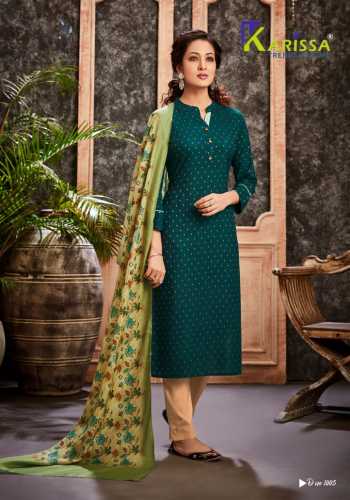 Karissa tathastu Rayon kurtis with Dupatta