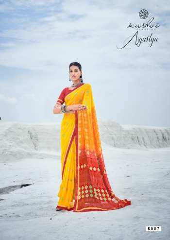 Kashvi Agastya Georgette Saree Wholesaler