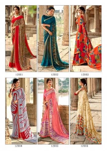 Kashvi Fiza Georgette Casual wear Saree wholesaler