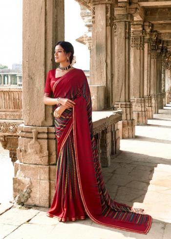 Kashvi Fiza Georgette Casual wear Saree wholesaler