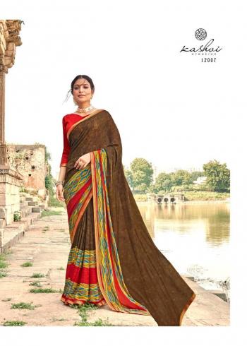 Kashvi Fiza Georgette Casual wear Saree wholesaler