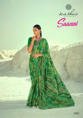 Kashvi Saanvi Chiffon Saree catalog wholesaler