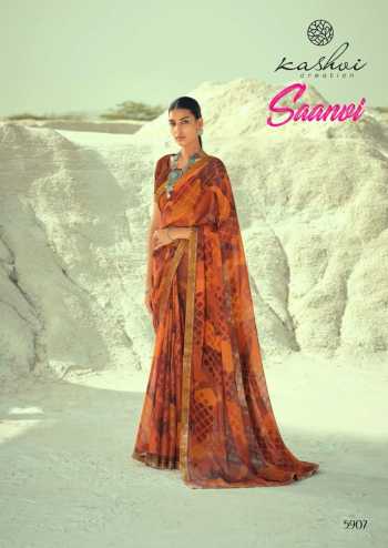 Kashvi Saanvi Chiffon Saree catalog wholesaler