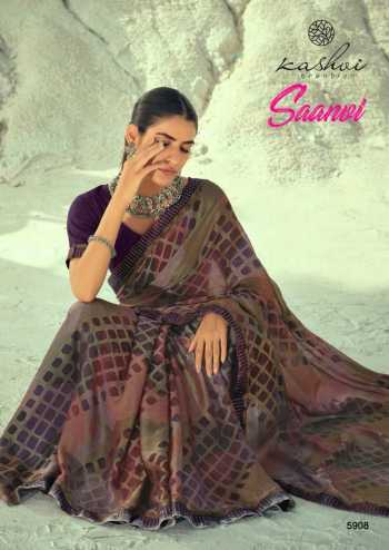 Kashvi Saanvi Chiffon Saree catalog wholesaler