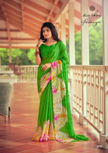 Kasvi Aranya Chiffon Saree buy wholesale Price