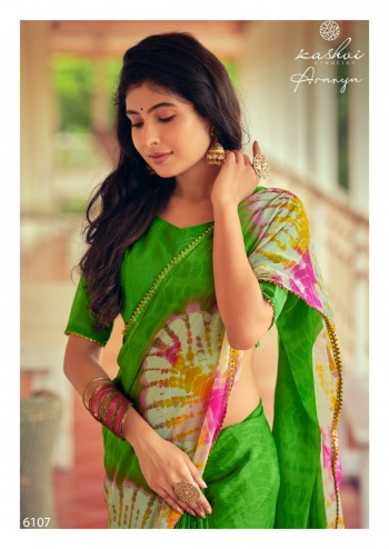 Kasvi Aranya Chiffon Saree buy wholesale Price