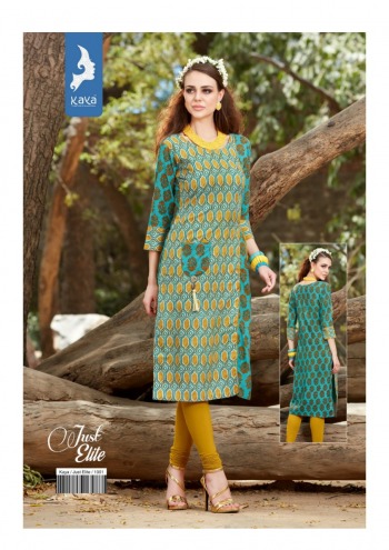 Kaya Just Elite Rayon kurtis catalog wholesaler