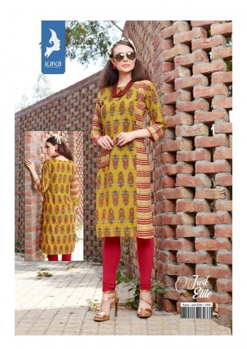 Kaya Just Elite Rayon kurtis catalog wholesaler