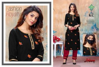 KC Heer vol 3 kurtis with Pant catalog wholesaler