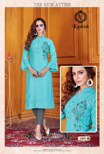 KC Kashish Handwork kurtis wholesaler