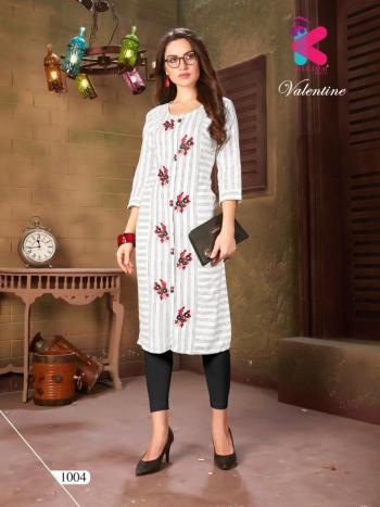 Kersom Velentine Cotton Casula wear kurtis wholesaler