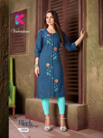 Kersom Velentine Cotton Casula wear kurtis wholesaler