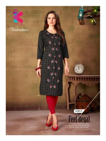 Kersom Velentine Cotton Casula wear kurtis wholesaler