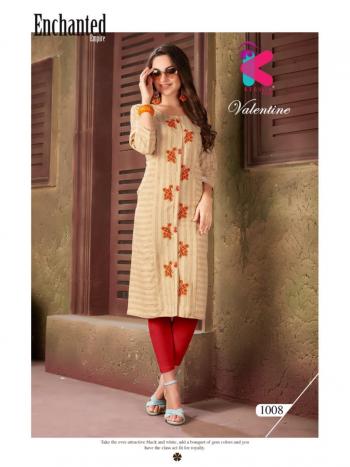 Kersom Velentine Cotton Casula wear kurtis wholesaler