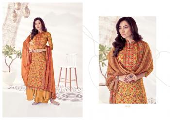 Kesar kaani jam Satin Karachi Print Salwar kameez