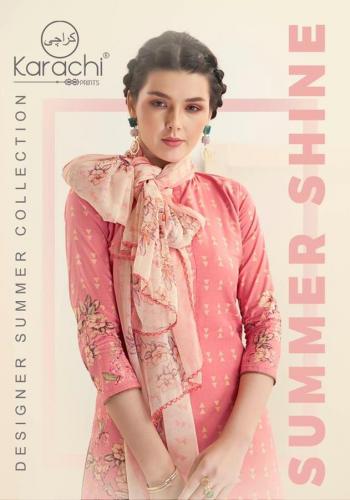 Kesar Karachi Summer Shine lawn Dress Wholesale price