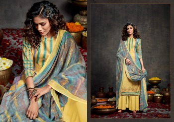 Kesar Paris Pashmina Woollen Suits Catalog