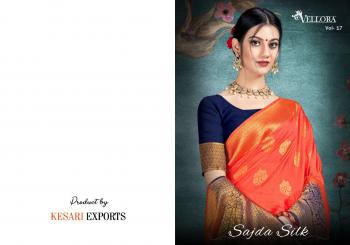 Kesari Export Vellora vol 17 Nylone SIlk Saree wholesale Price