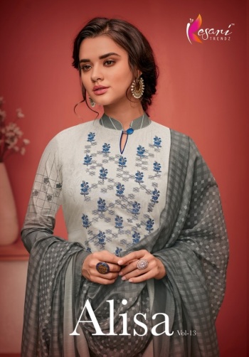 Kesari trendz Alisa vol 13 Cambric Cotton Salwar kameez wholesaler