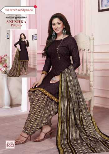 Keshar Anushka patiyala vol 5 Cotton Dress material catalog