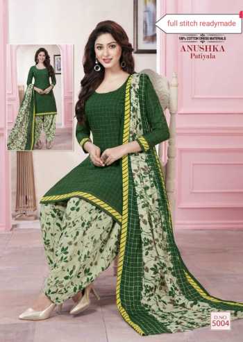 Keshar Anushka patiyala vol 5 Cotton Dress material catalog