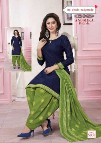 Keshar Anushka patiyala vol 5 Cotton Dress material catalog