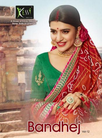 Kessi Bandhej vol 12 Georgette Saree wholesaler